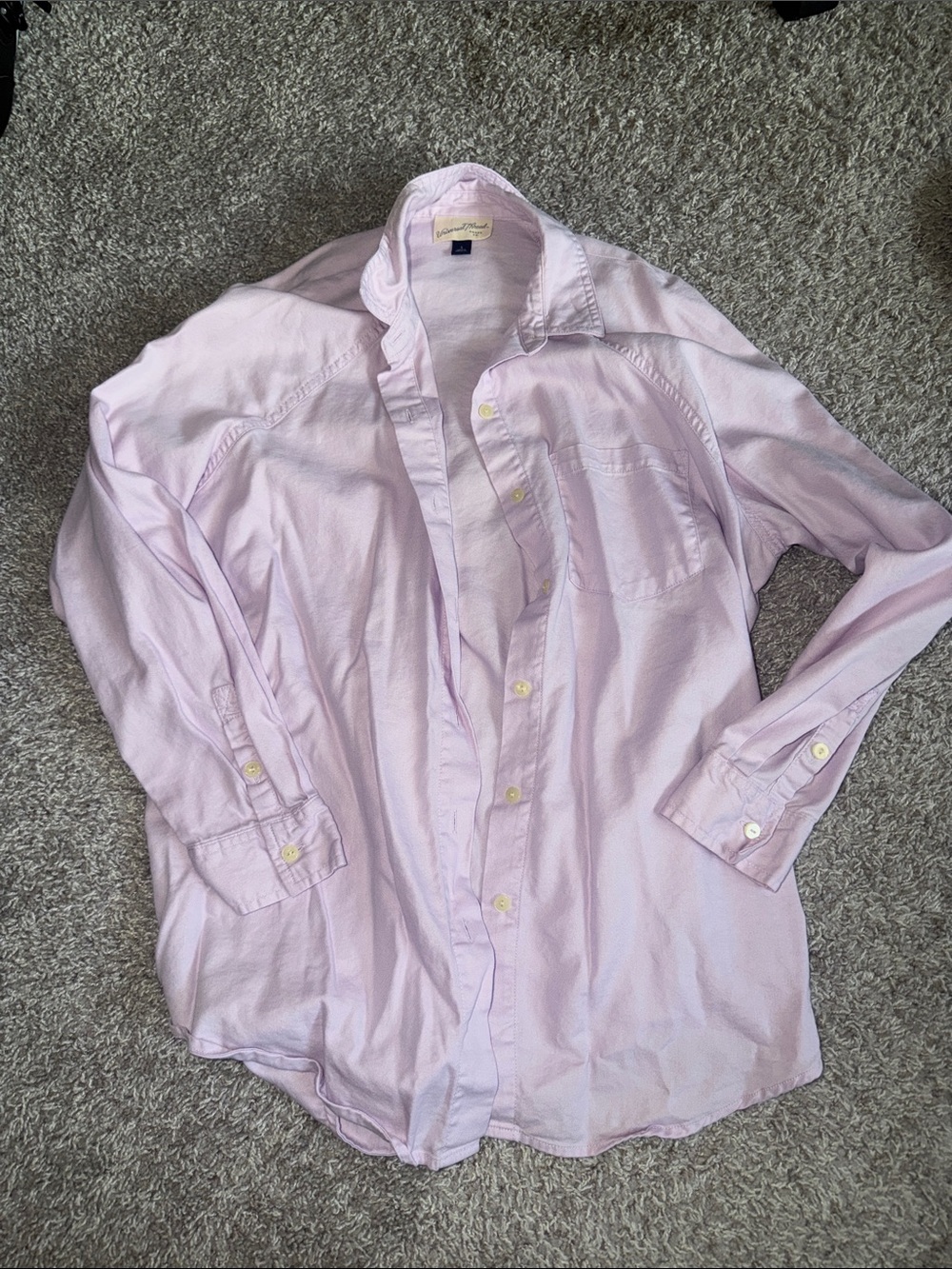 UNIVERSAL THREAD - purple button down
